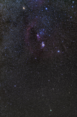 オリオン座とLovejoy彗星（C/2014 Q2）