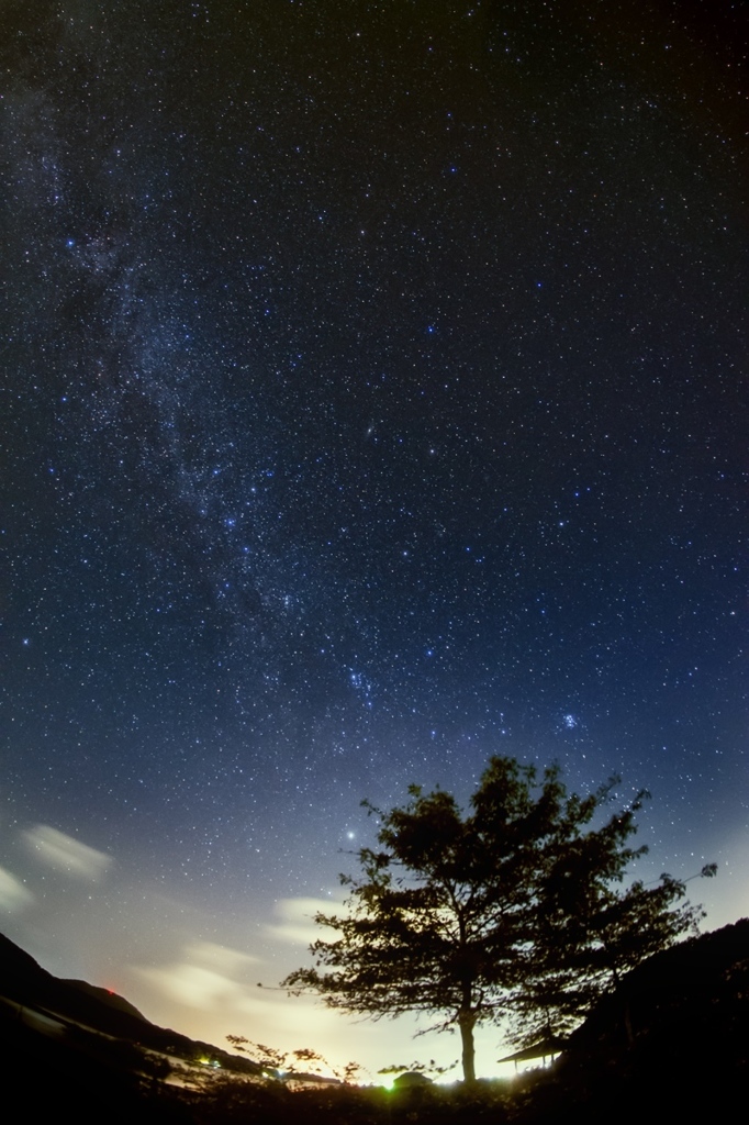 近所の星空