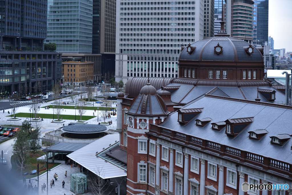 駅舎前広場