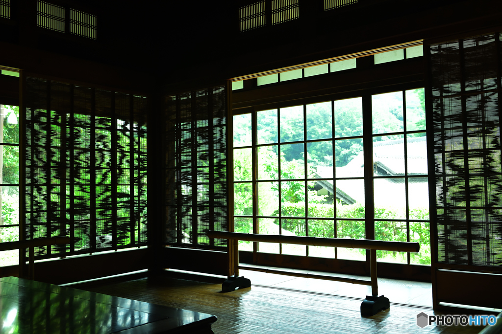 日本家屋の涼