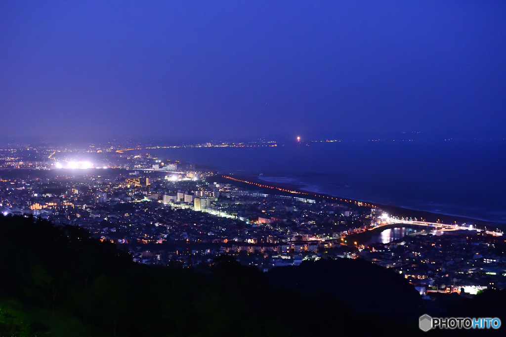 青の湘南海岸