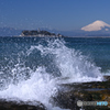 弾け砕ける湘南の波飛沫Ⅱ