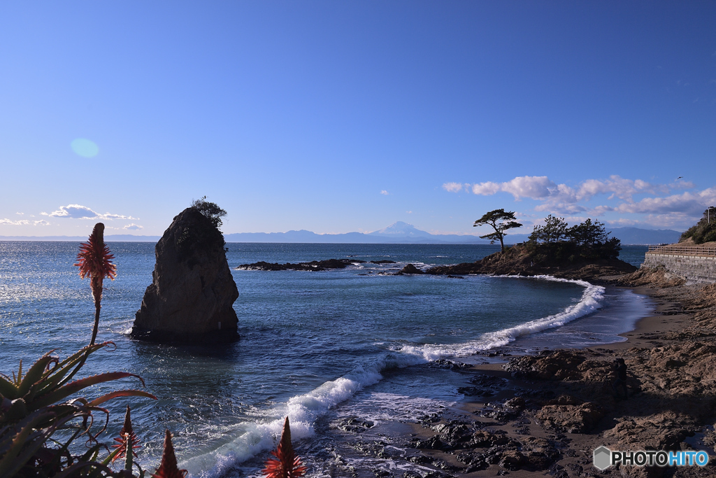 ここも湘南海岸かな。。