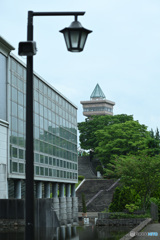 雨後の公園風景