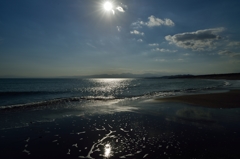 ”寂しげ！サザンの海”