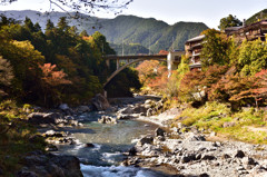 御岳渓谷の紅葉