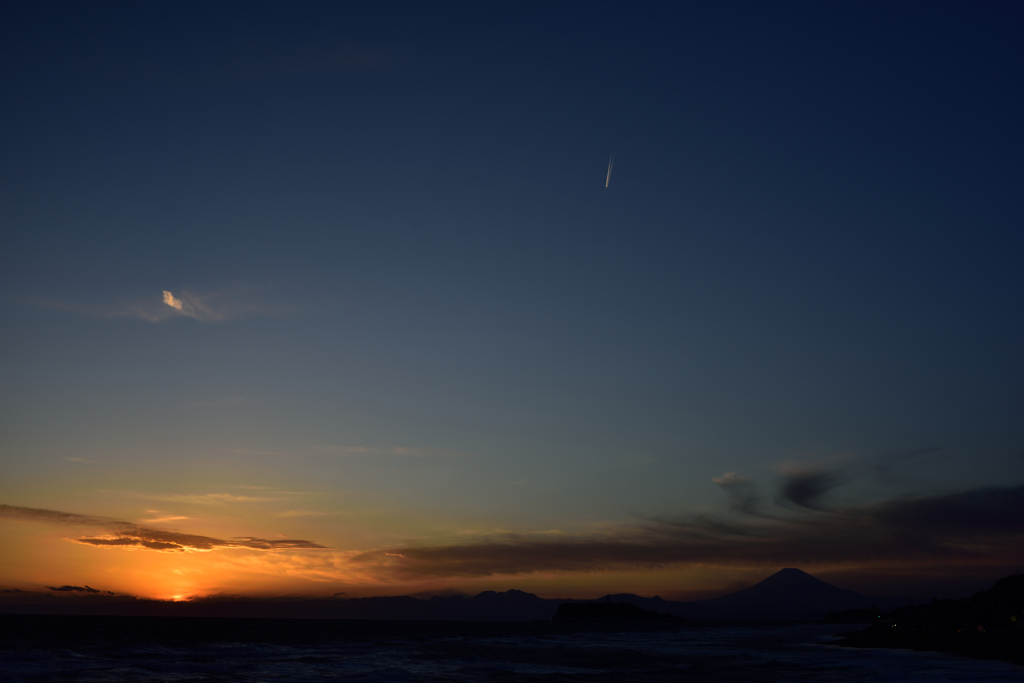 ”稲村ケ崎夕景”