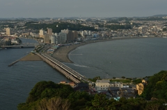 ”江の島灯台から（夕景）
