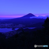紅をさした夕景
