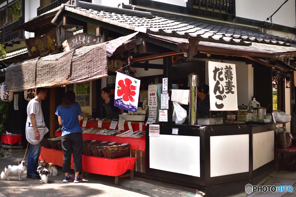 蕎麦だんごのある茶店