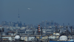 ゴチャゴチャに離陸する東京国際空港　
