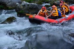 あっ!！・・ラフティングだ~~