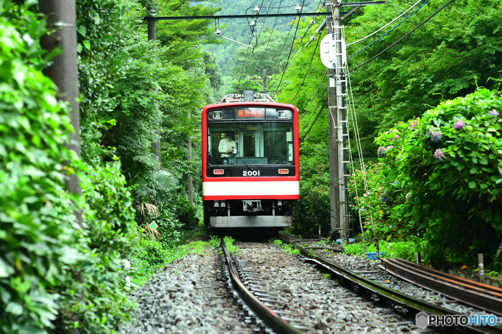 全面復旧の箱根登山鉄道
