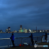 夜景を楽しみながら
