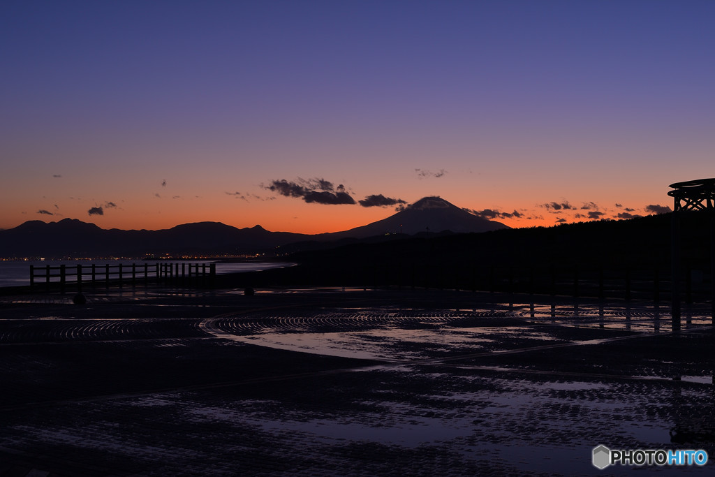 雨後の夕焼け