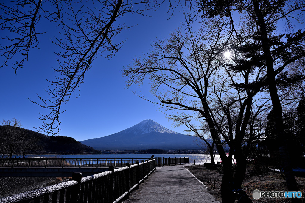 長閑な富士山景