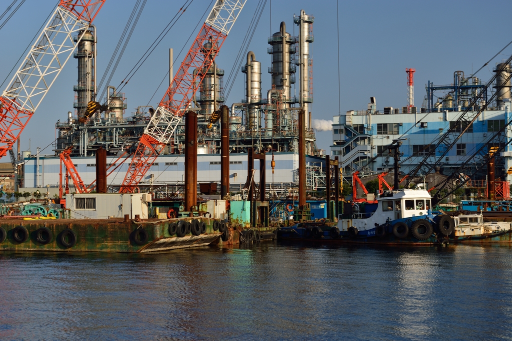 ”京浜運河ゴチャ模様”