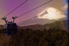 ケーブルカーから富士を撮ると！