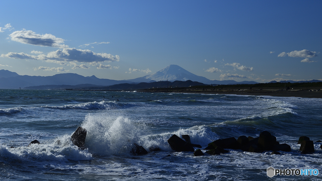 白波は富士への道標