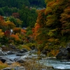 ”御岳渓谷の紅葉”