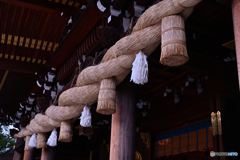 寒川神社の大注連縄