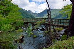 ”湖の端にある橋”