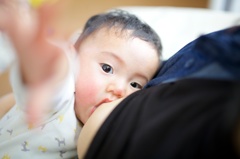 食事中は　撮影禁止だよ