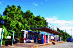 長閑すぎる駅 『菊池電鉄 御代志駅』