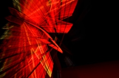 『a Ferris wheel at midnight』