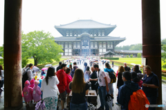 雨の東大寺