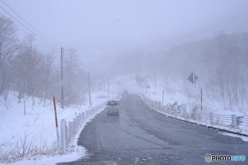 国道400号線　舟鼻峠
