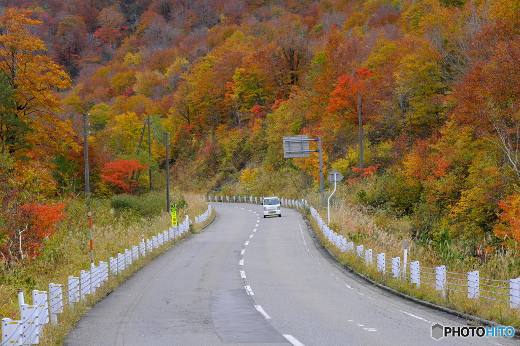 国道400号線　舟鼻峠