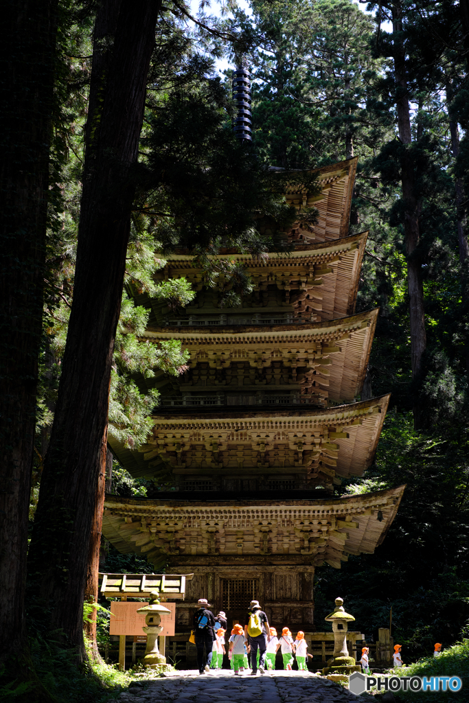羽黒山五重塔