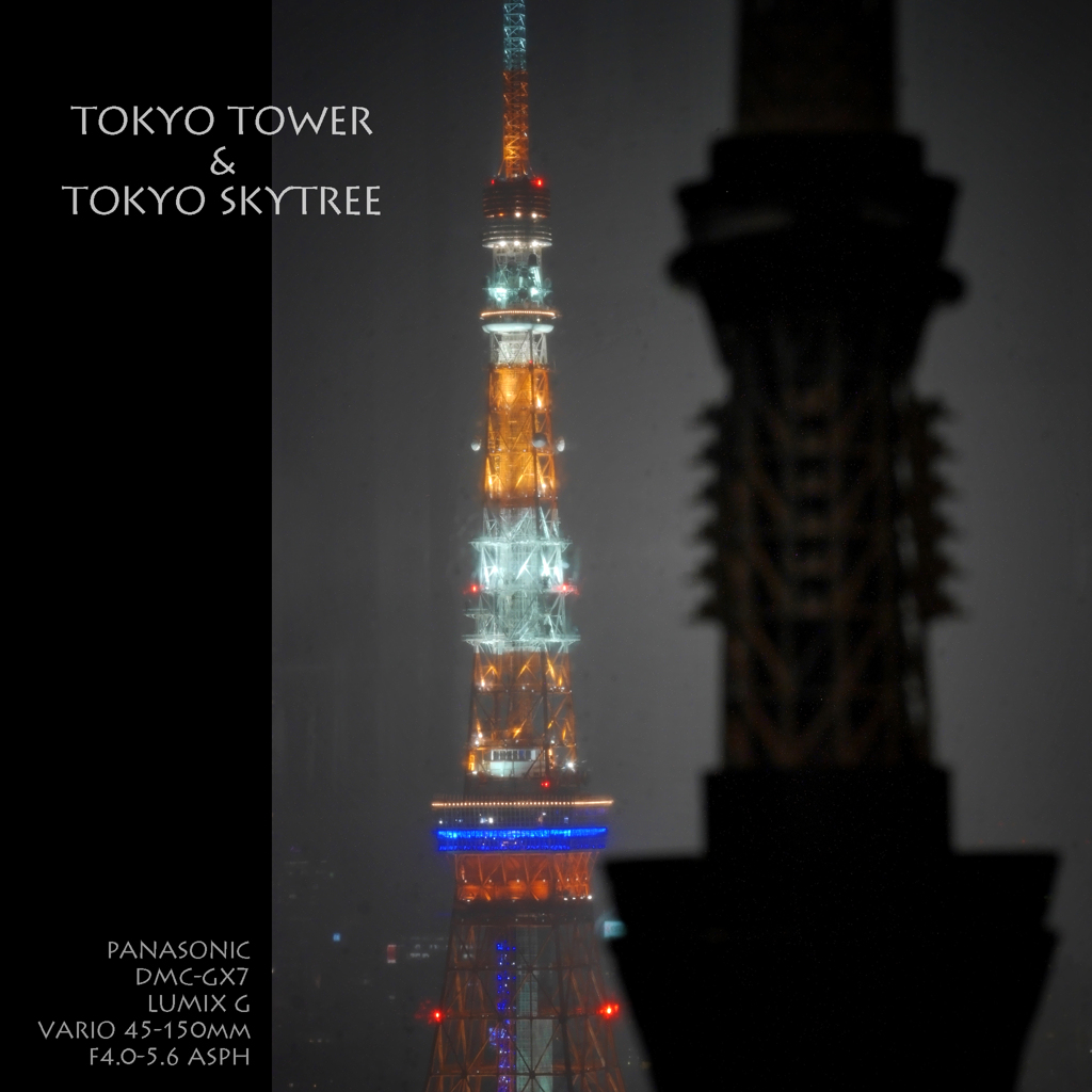 TOKYO TOWER & TOKYO SKYTREE