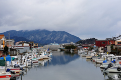 舞鶴湾の冬景