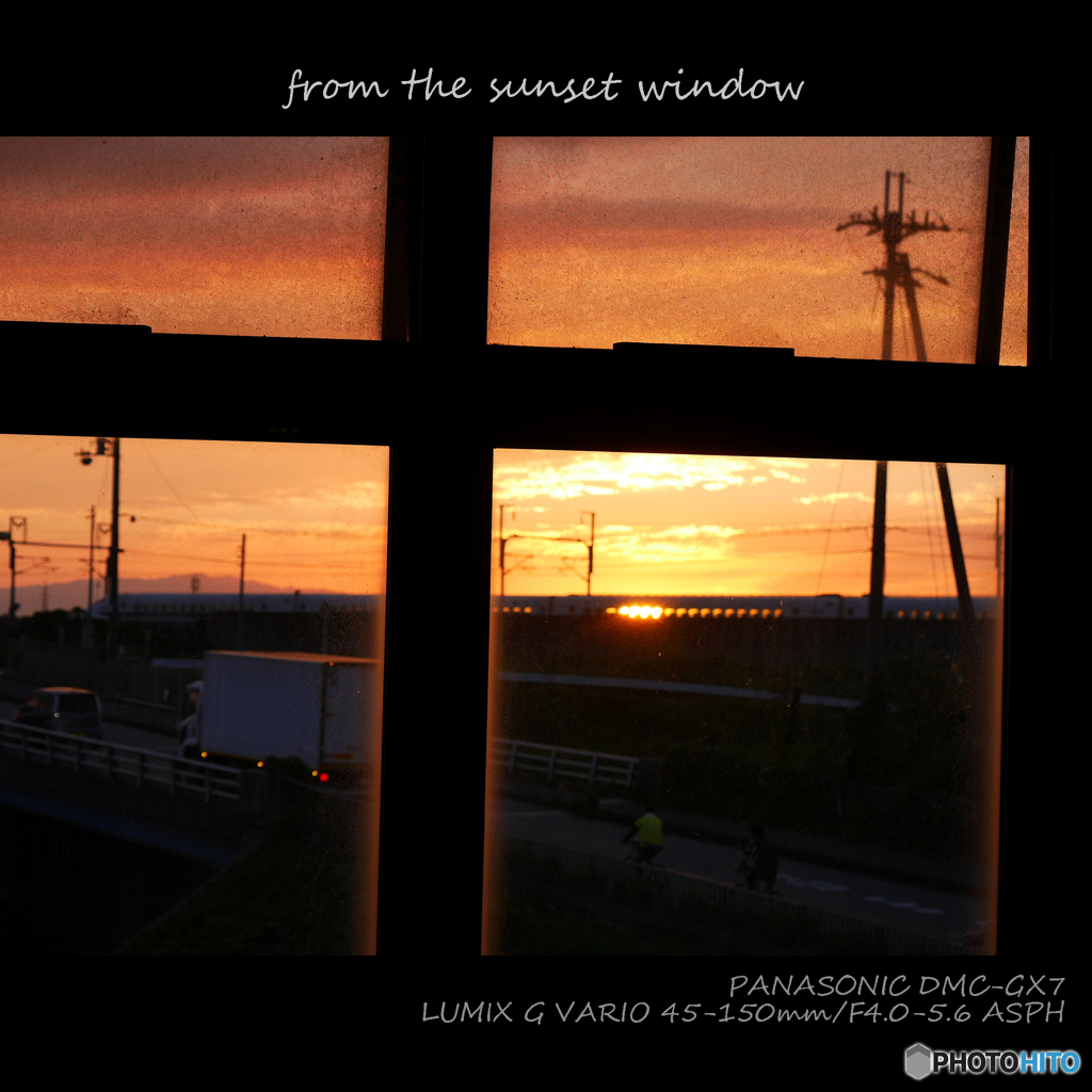 from the sunset window