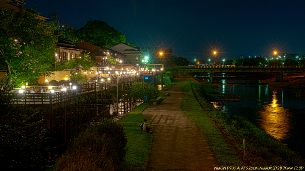 京都鴨川の川床
