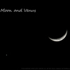 Moon and Venus