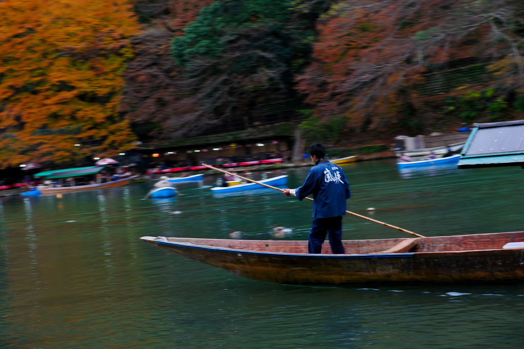 嵐山秋景