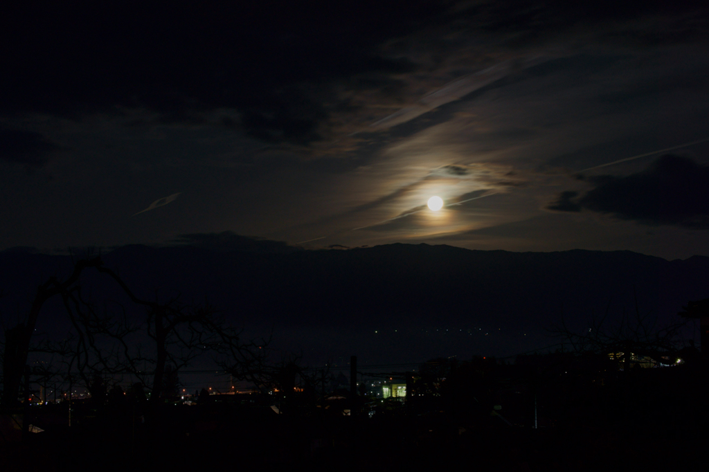 久方ぶりの月夜