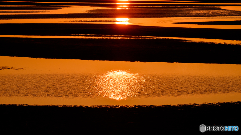 真玉海岸の夕景（５）
