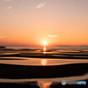 真玉海岸の夕景（２）