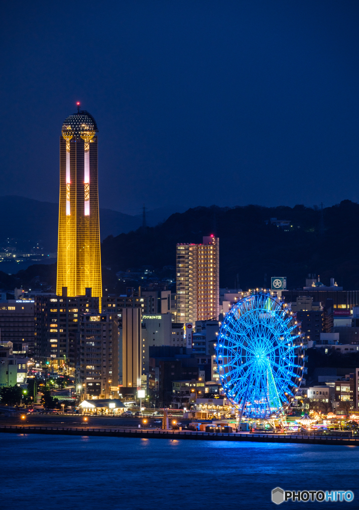 関門海峡の夜景