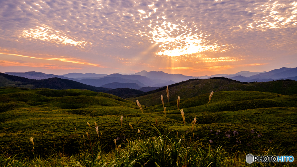 秋吉台の夕景（２）