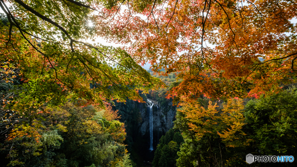 福貴野の滝（秋）
