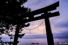 夜明けの奈多海岸（２）
