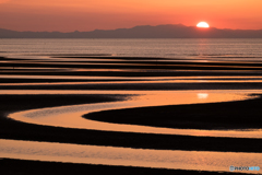 真玉海岸の夕景（３）