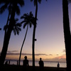 夕の浜