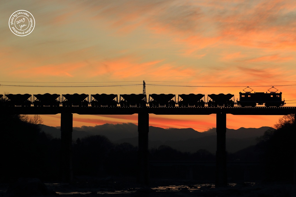 長瀞夕景二題（二）