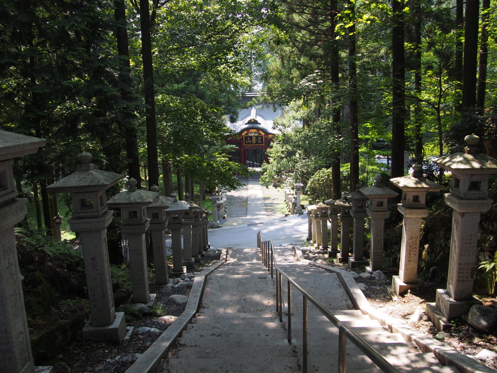 夏の参道